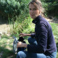 Mit Nicola und Géza am Ufer des Balaton.